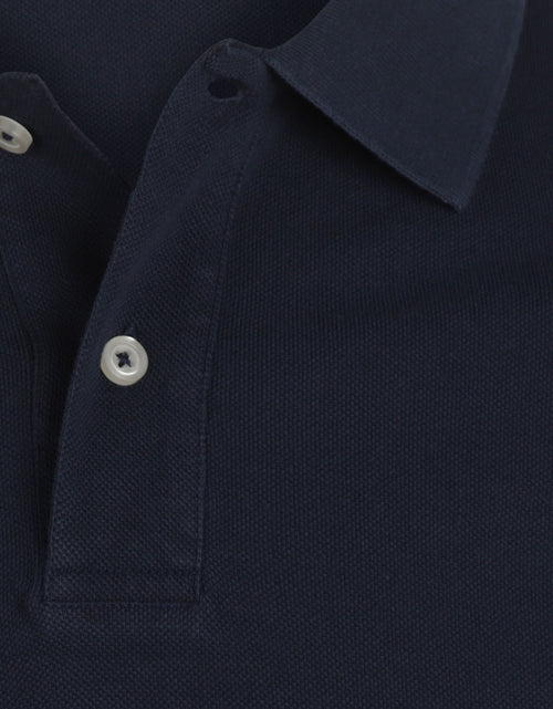 Polo piqué korte mouw | Navy Blauw
