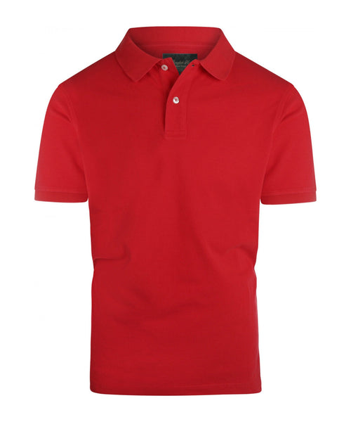 Polo piqué korte mouw | Rood