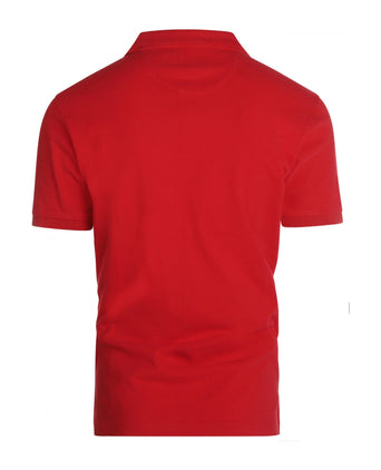 Polo piqué korte mouw | Rood