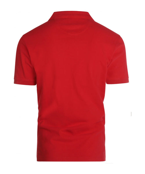Polo piqué korte mouw | Rood