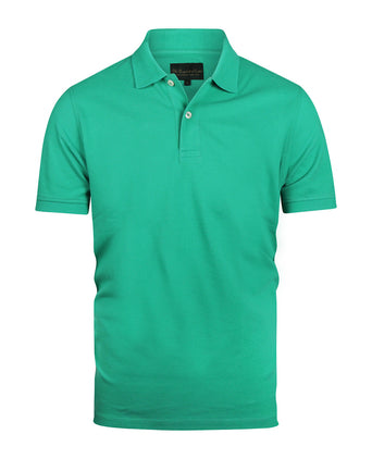 Polo piqué korte mouw | Groen