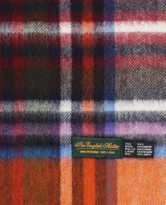 Sjaal Wol en Cashmere 30X190 | Oranje