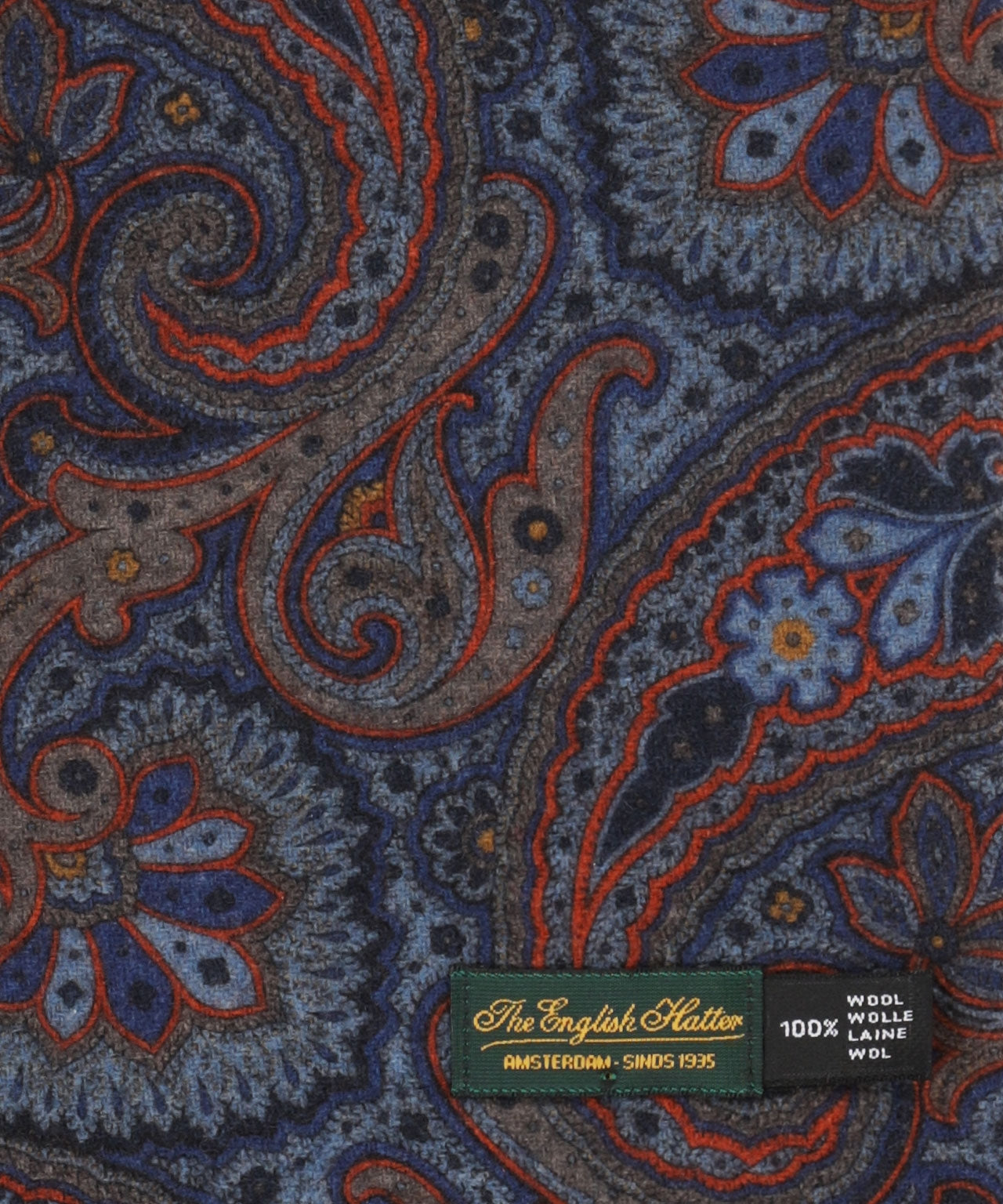 Wollschal 180x30 | Blau