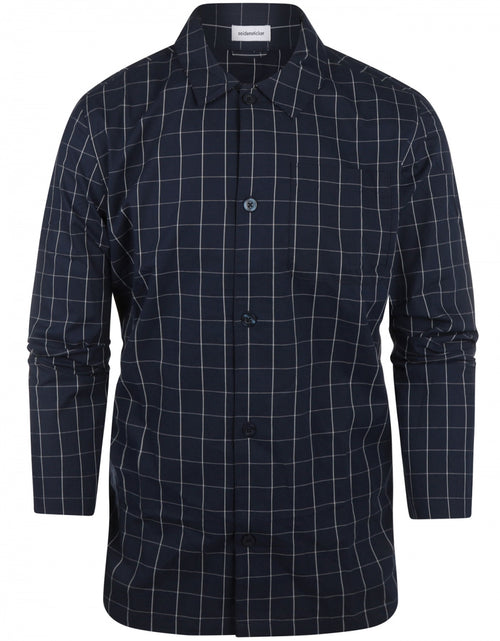 Pyjama set poplin katoen | Blauw