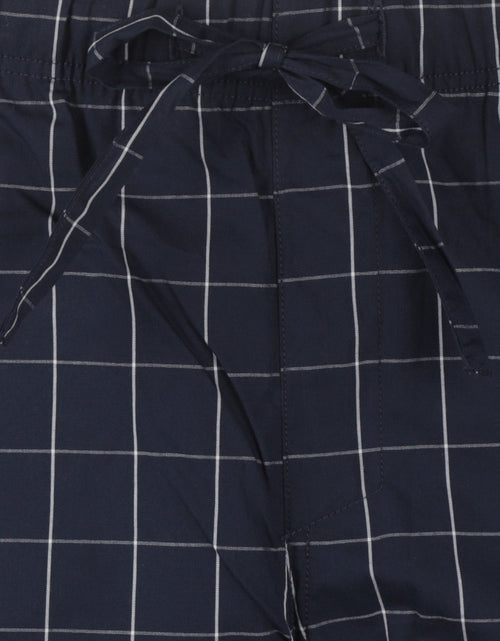 Pyjama set poplin katoen | Blauw