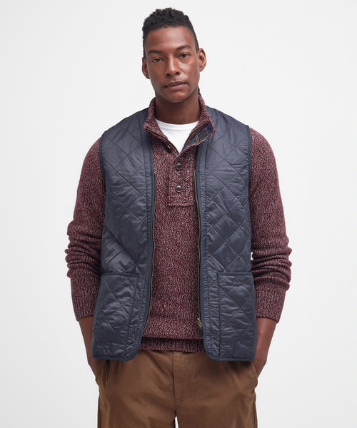 Barbour Polarquilt Zip-in Liner Bodywarmer | Navy Blauw