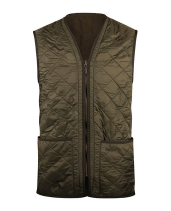 Barbour Polarquilt Zip-in Liner Bodywarmer | Olive