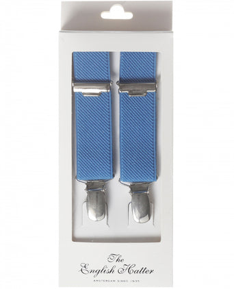 Smalle Bretels met clips | Blauw
