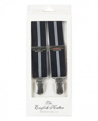 Smalle Bretels met clips | Blauw