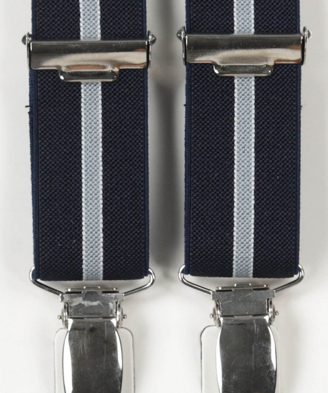 Schmale Zahnspange mit Clips | Blau