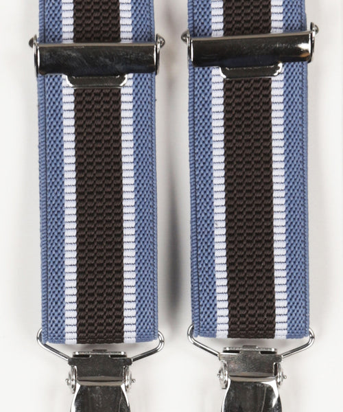 Smalle Bretels met clips | Blauw