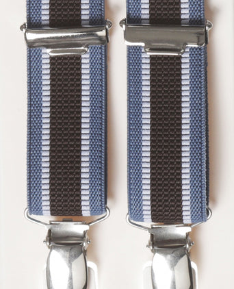 Smalle Bretels met clips | Blauw