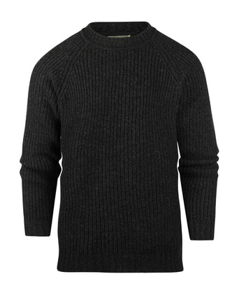 William Lockie Trui Joss Earl Ronde Hals | Charcoal