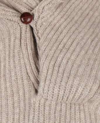 William Lockie Pullover Shawl Kraag | Cobble