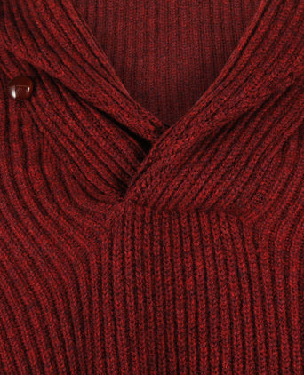 William Lockie Pullover Shawl Kraag | Red Velvet