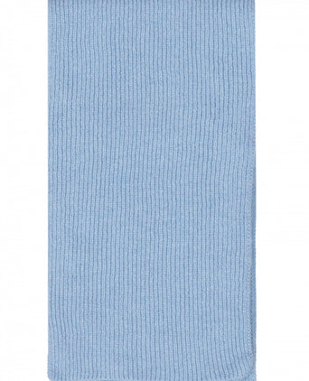 WL Cashmere Rib Sjaal | Blauw