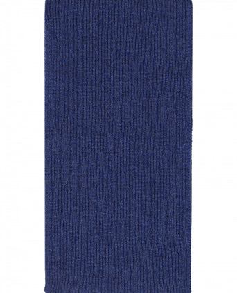 WL Cashmere Rib Sjaal | Blauw