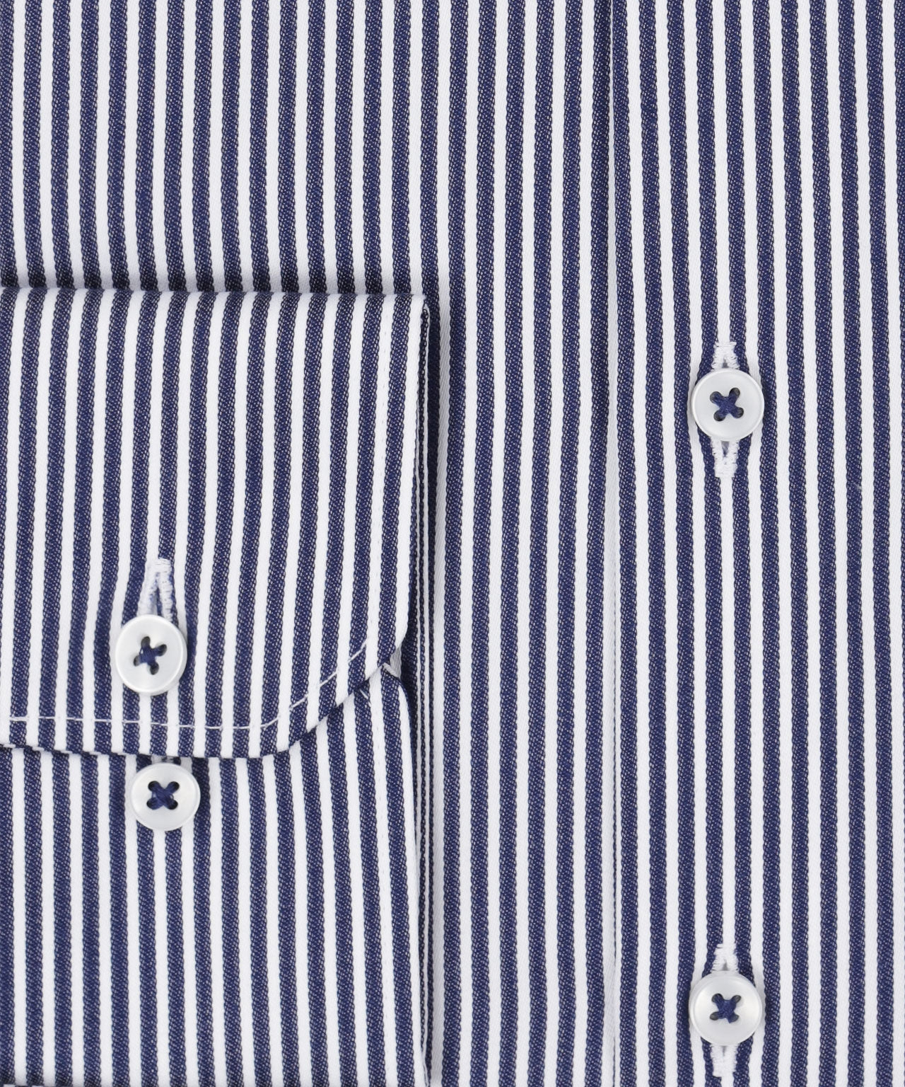 Gestreiftes Hemd | Blau