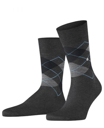 Manchester heren sokken | Antracite Mel.