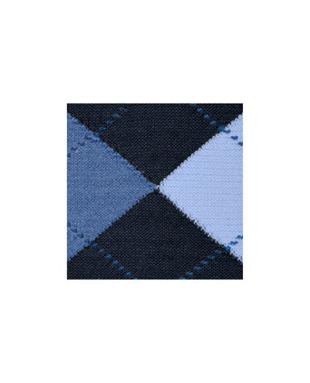 Manchester heren kniekousen | Blauw