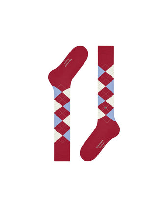 Manchester heren kniekousen | Rood