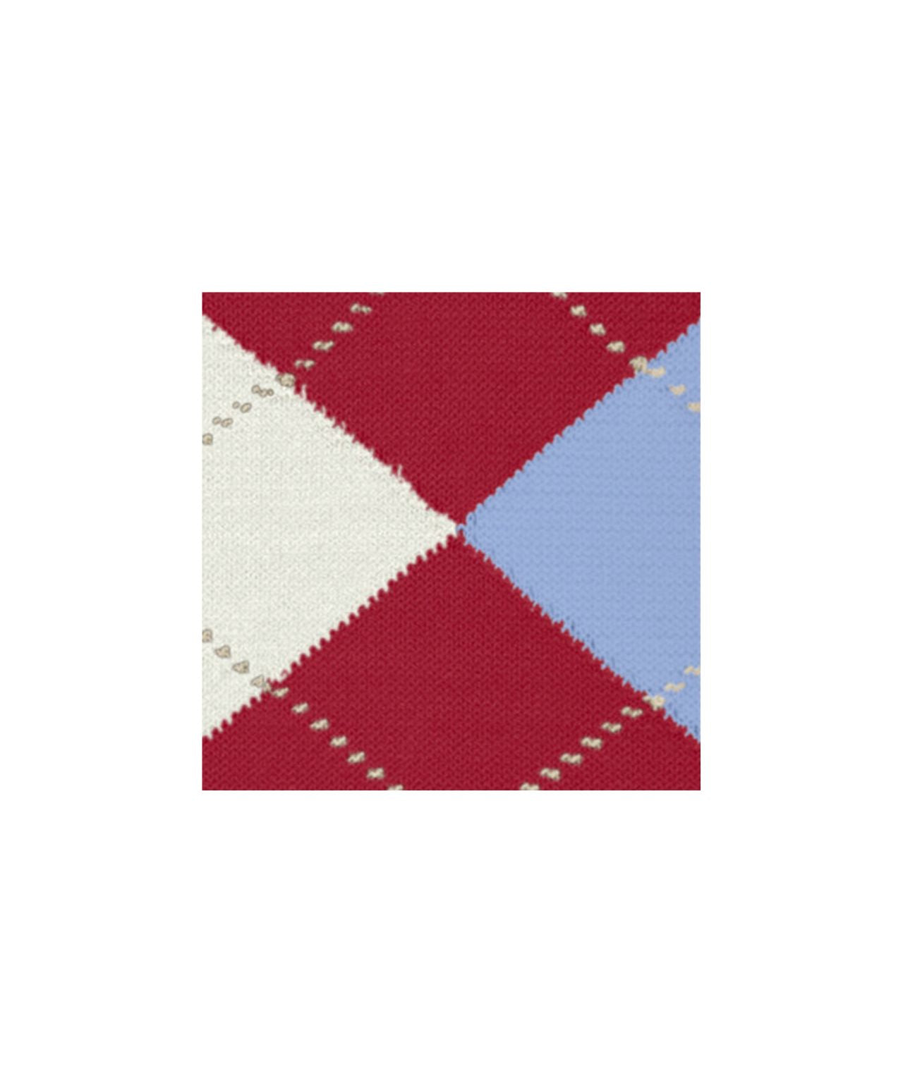 Sok Manchester Lang | Red Light Blue Beige Daimond Check