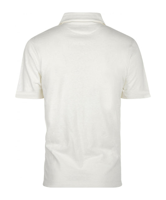 Polo Katoen/Linnen | White
