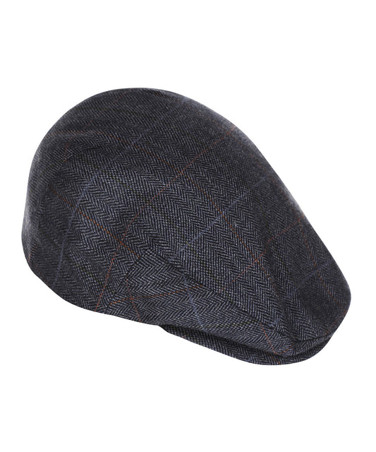 Klassieke Cap | Indigo Herringbone Fijn