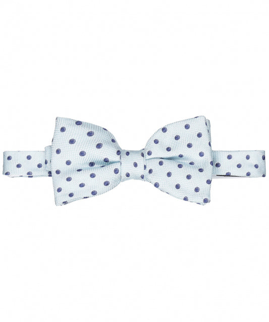Strik zijde | Licht Blauw Stip