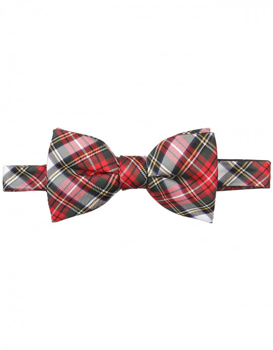 Strik zijde | Rood Tartan