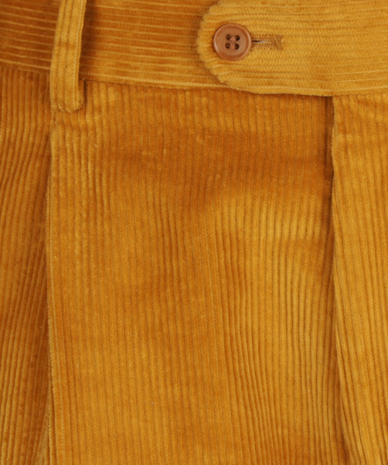 Cordhose mit breitem Rippstrick | Gelb