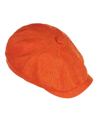 Hatteras Linnen Herringbone | Oranje