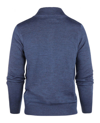 Merino Ritsvest | Blauw