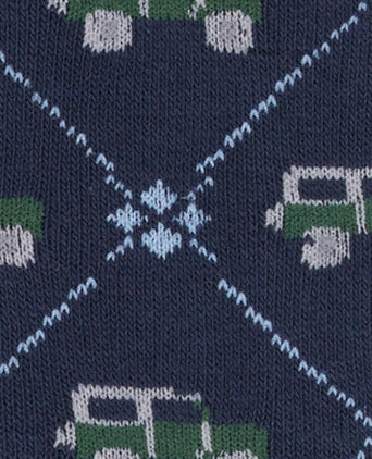 Burlington Car Heren Sokken | Blauw