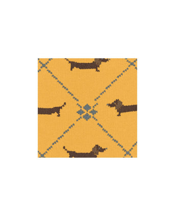 Burlington Tekkel Heren Sokken | Geel