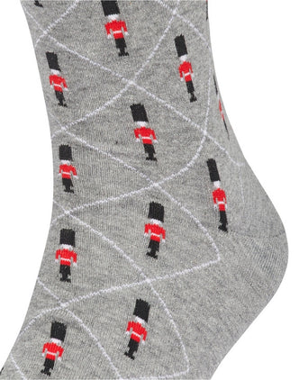 Burlington Guard Heren Sokken | Grijs