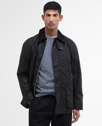 Wax jacket Ashby | Zwart