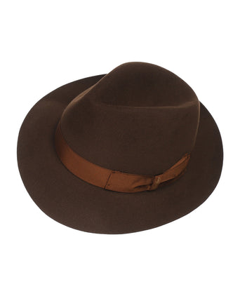 Italiaanse Fedora Hoed | Bruin