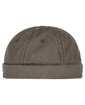 Docker Muts Cotton | Olijf Groen