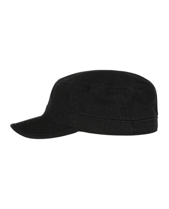 Army Cap Cotton | Zwart