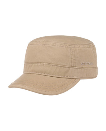 Army Cap Cotton | Camel
