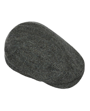Stetson Driver Cap Herringbone | Groen
