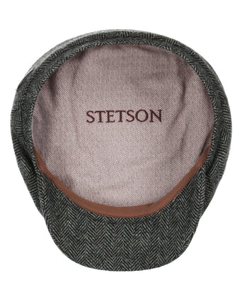 Stetson Driver Cap Herringbone | Groen