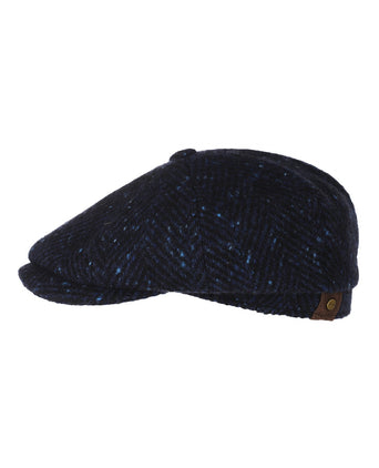 Stetson Hatteras Herringbone WV | Blauw Visgraat