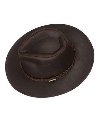 Stetson Buffalo Leather Hat | Bruin