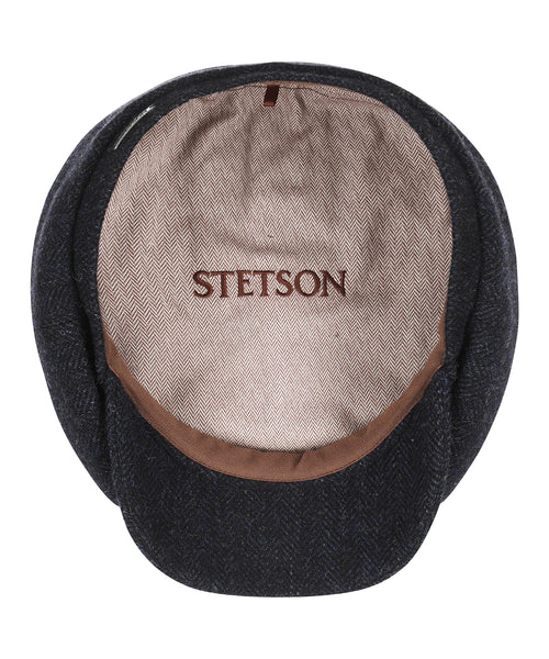 Hatteras Wool Herringbone | Blauw Visgraat