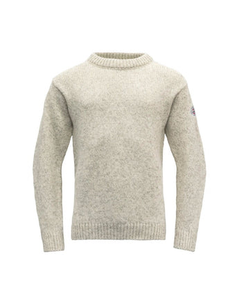 Devold Ronde Hals Nansen | Licht Grijs