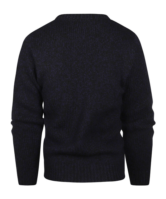 Ronde Hals Nansen | Navy melange
