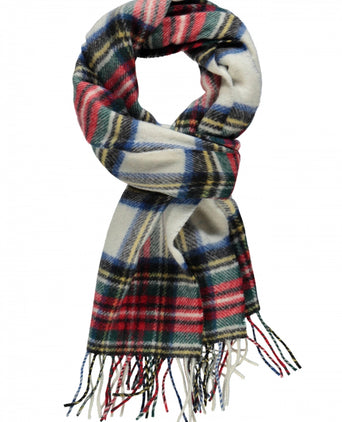 Geruite Lamswollen Sjaal | Dress Gordon