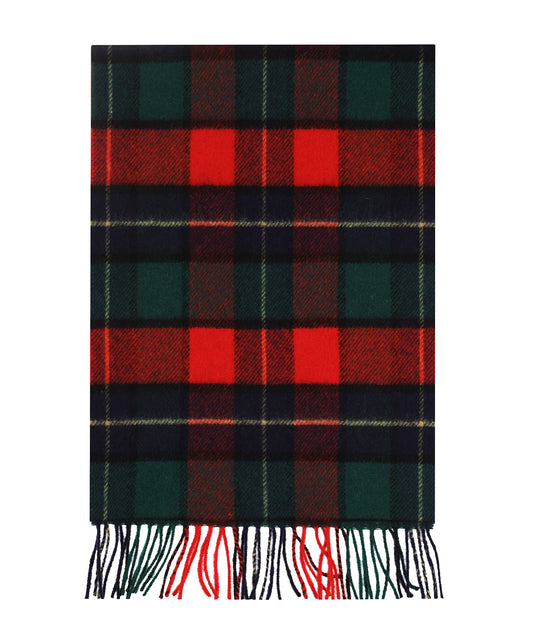Lambswool Scarf Medium | Red Green Tartan